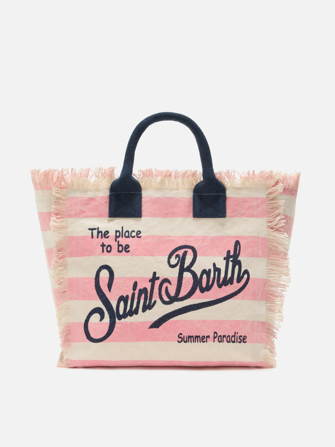 SAC À RAYURES ROSE