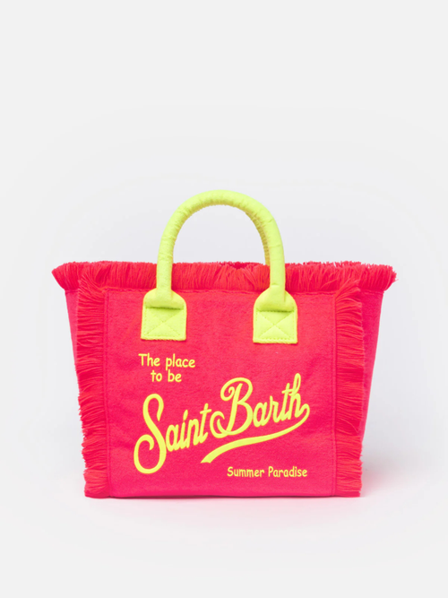 SAC MOYEN EN COTON ROSE FLUO