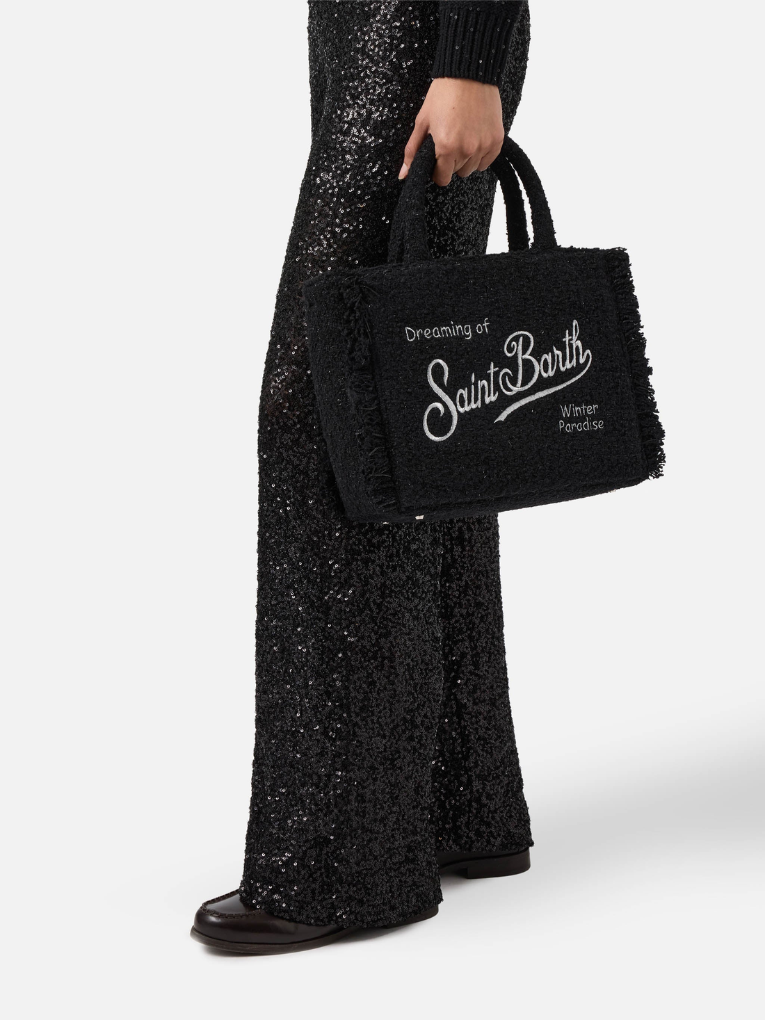 SAC MOYEN NOIR WINTER PARADISE