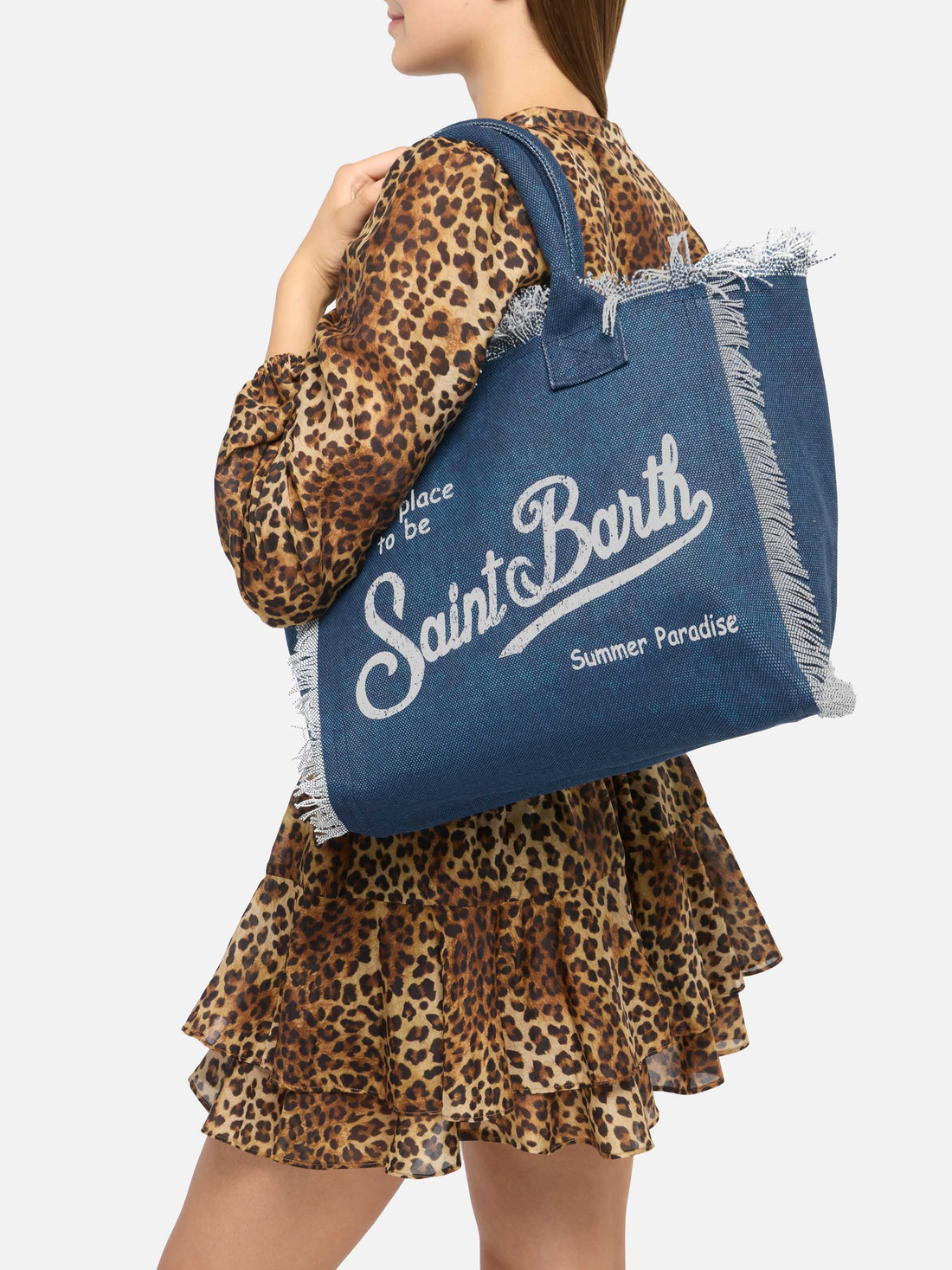 SAC EN JEAN FONCÉ