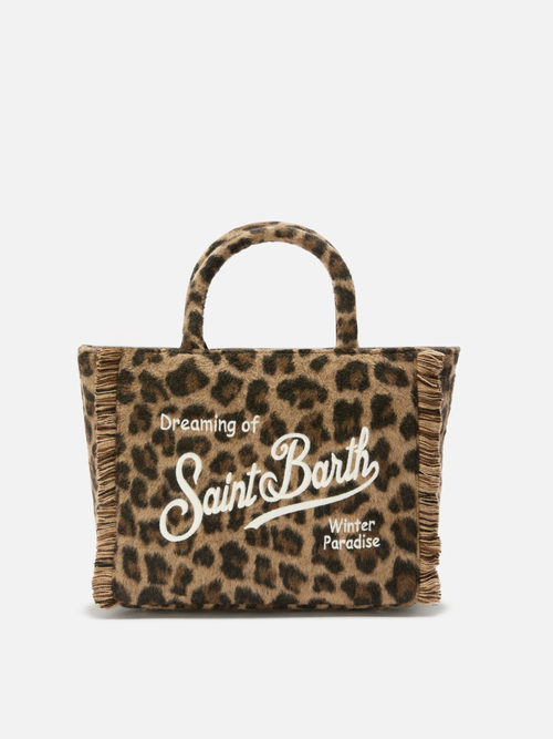 SAC MOYEN LÉOPARD WINTER PARADISE
