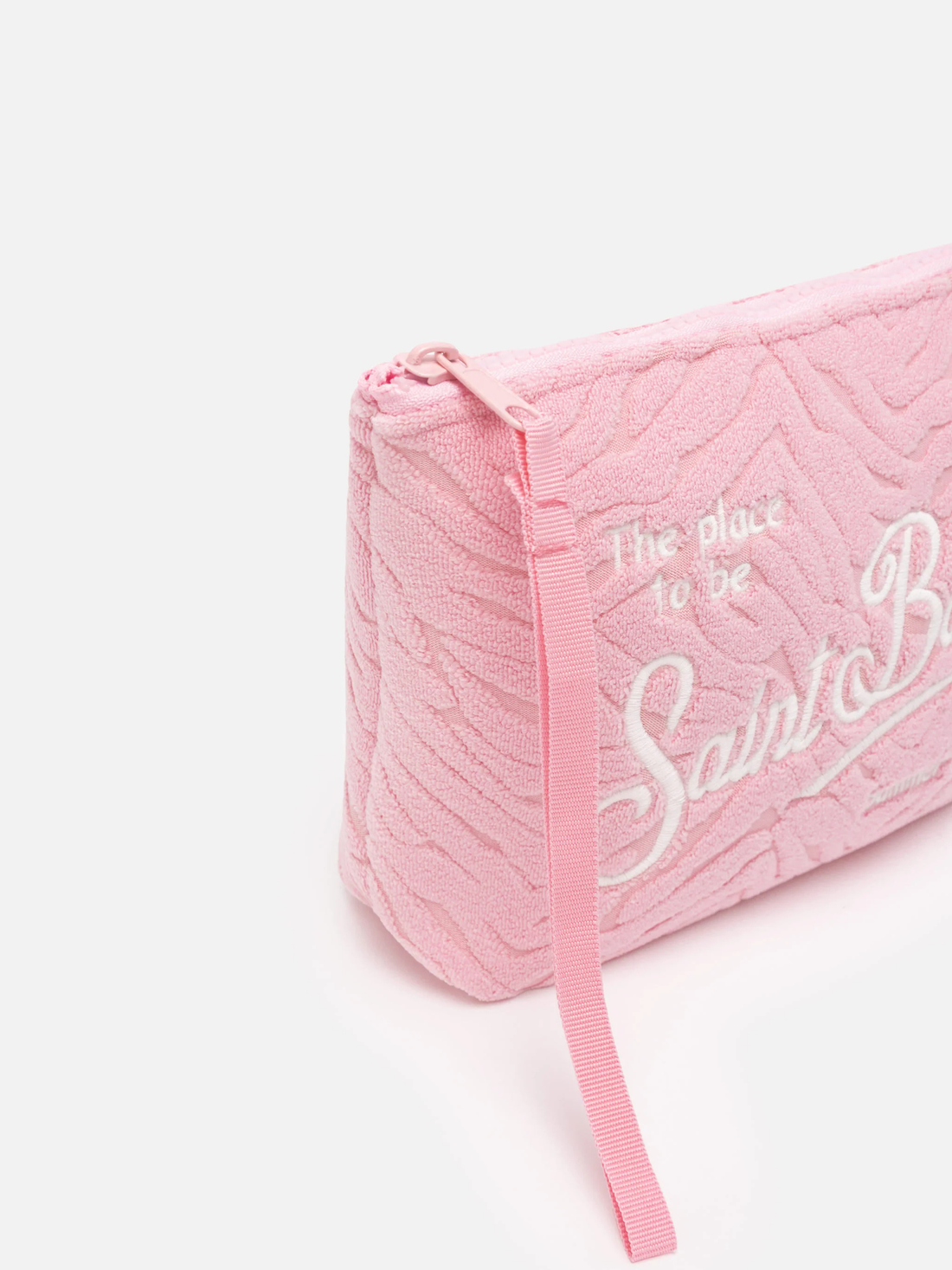 POCHETTE ÉPONGE ZÉBRÉ ROSE