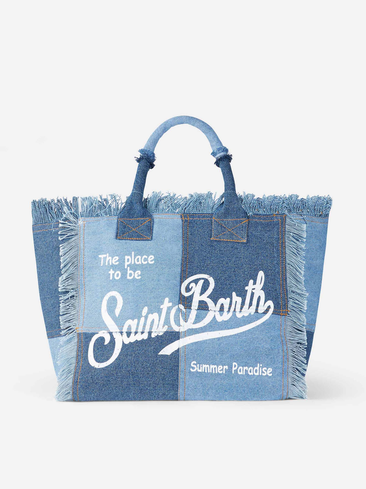 SAC EN JEAN PATCHWORK